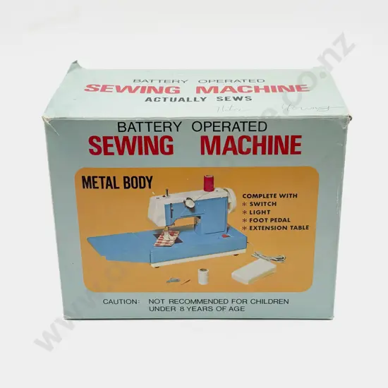 Boxed Battery Operated Toy Sewing Machine