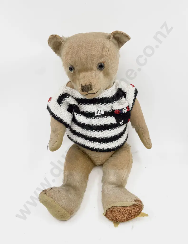 Pre War English Straw Filled Teddy Bear Image 1++