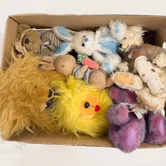 Mixed Handcrafted and Commercial Teddy Bears