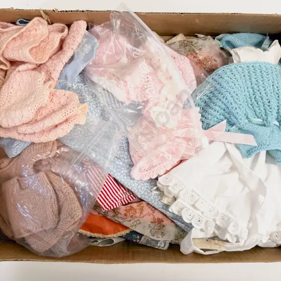Qty of Vintage Dolls Clothes