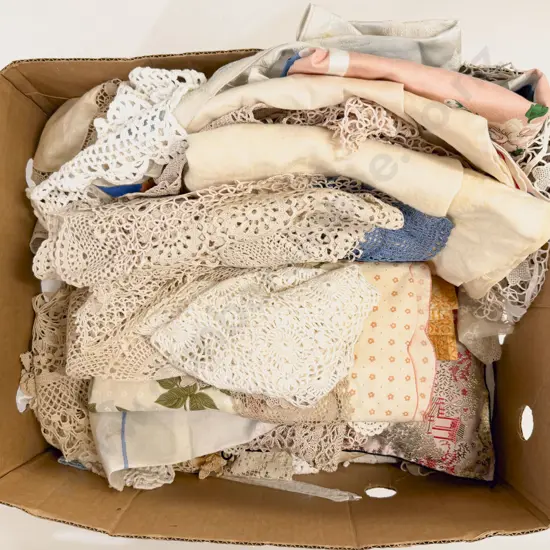 Carton Qty of Vintage Linens
