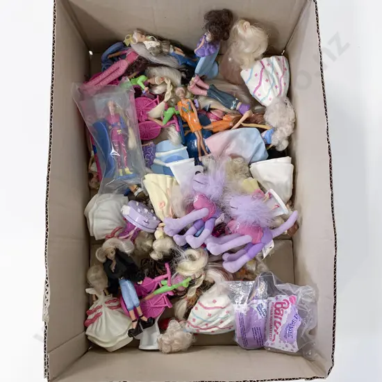 Assorted McDonalds Barbie Collectables