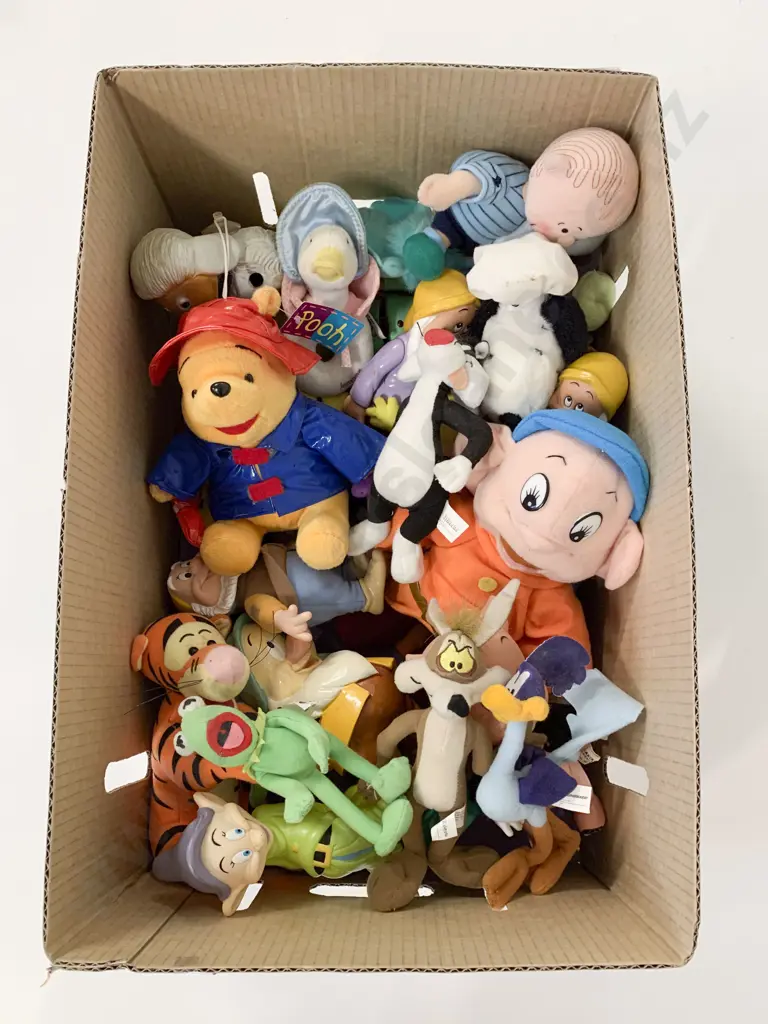 Qty of McDonalds and Various Mickey Mouse and Other Cartoon Soft Toys Image 1++