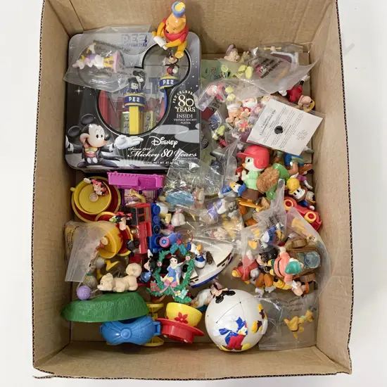 Qty of Mainly Disney little Collectable and Pez 80 Years Disney