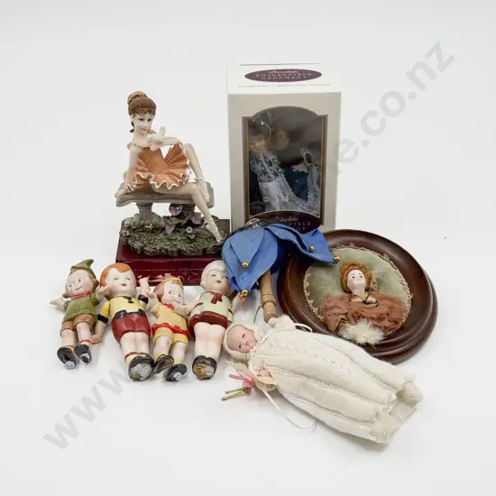 New All Bisque Novelty Dolls and Various