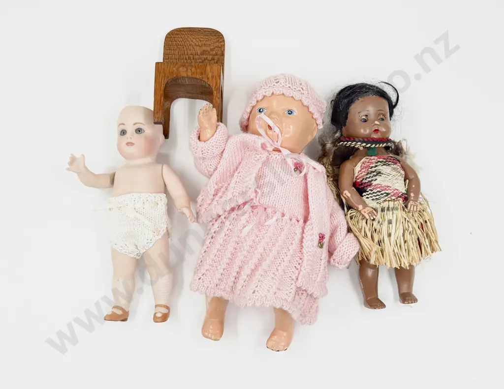 Reliable Composition Doll with New Bisque and Maori Costume Image 1++