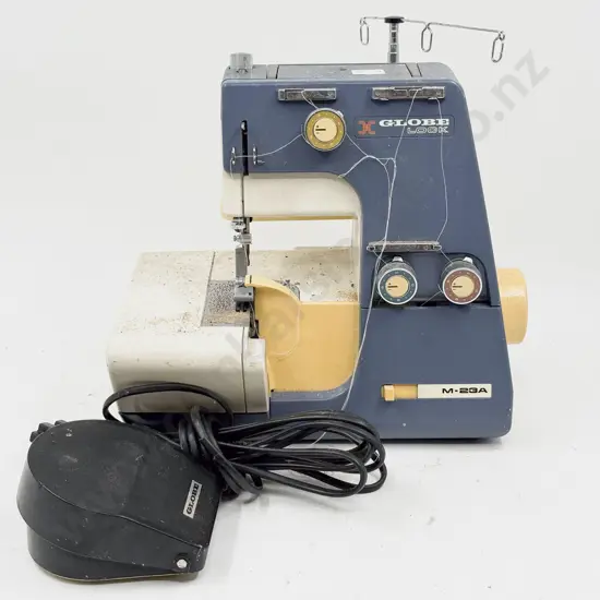 Vintage Globe Overlocker with Thread Spool Holder