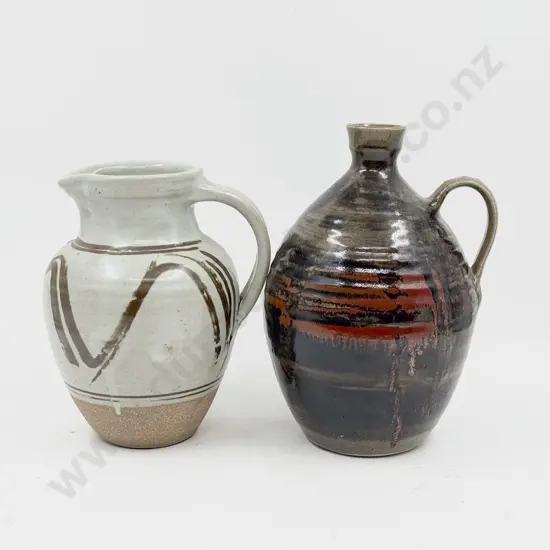 NZ Pottery Flagon and Jug