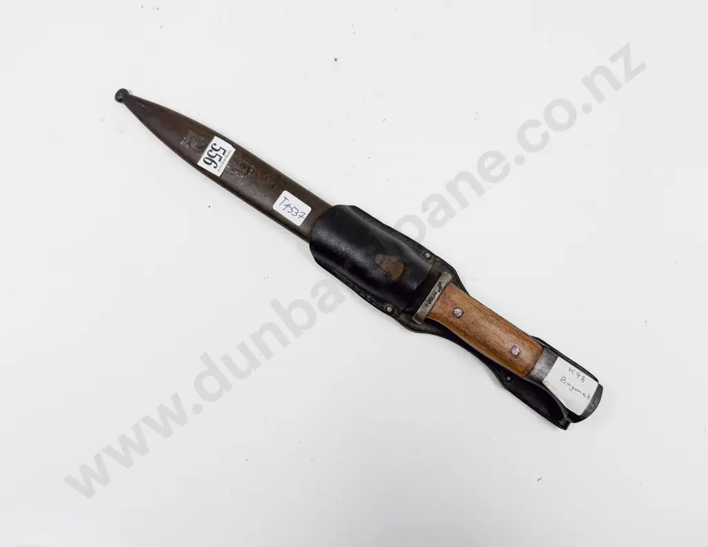 WW II German K98 Pattern Bayonet in Sheath Image 1++