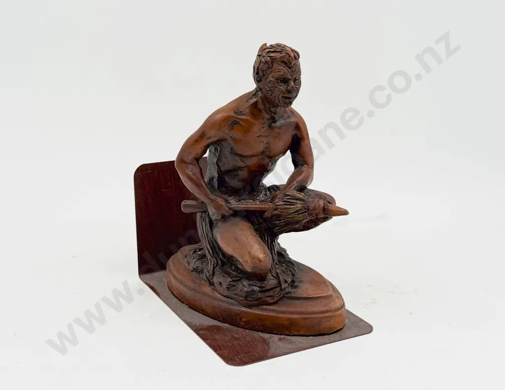 Resin Maori Warrior Figure Image 1++