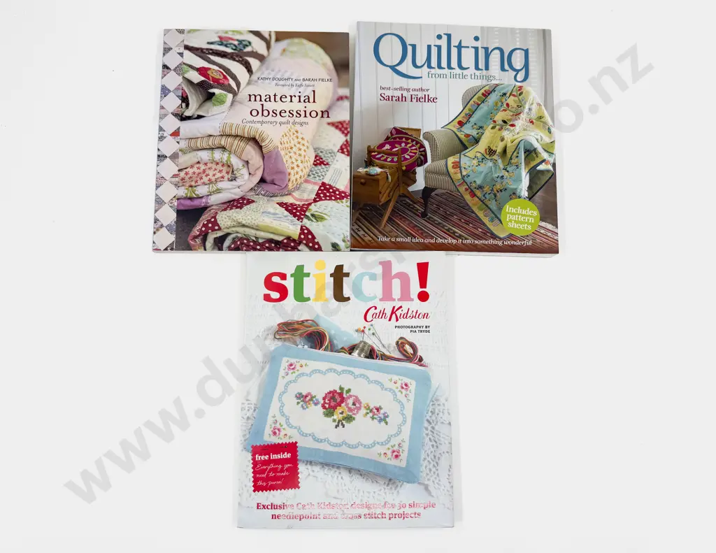 Three Assorted Quilting & Needlepoint Reference Books Image 1++