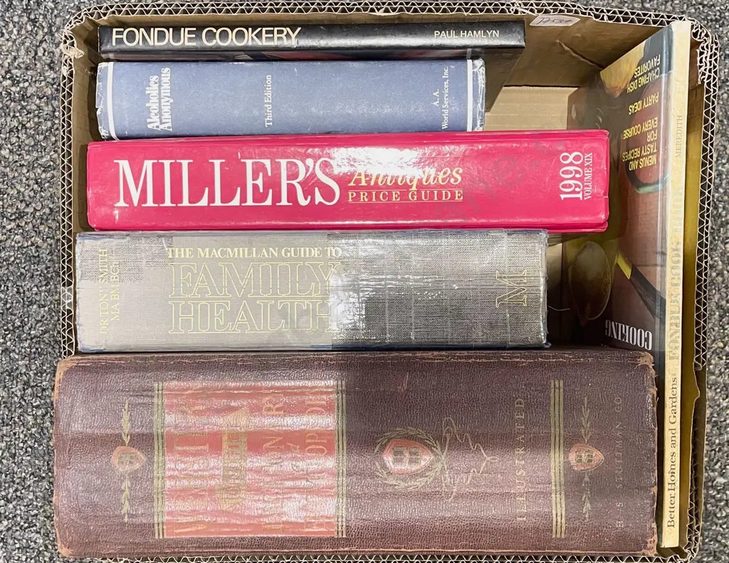 Box of Assorted Books Image 1++