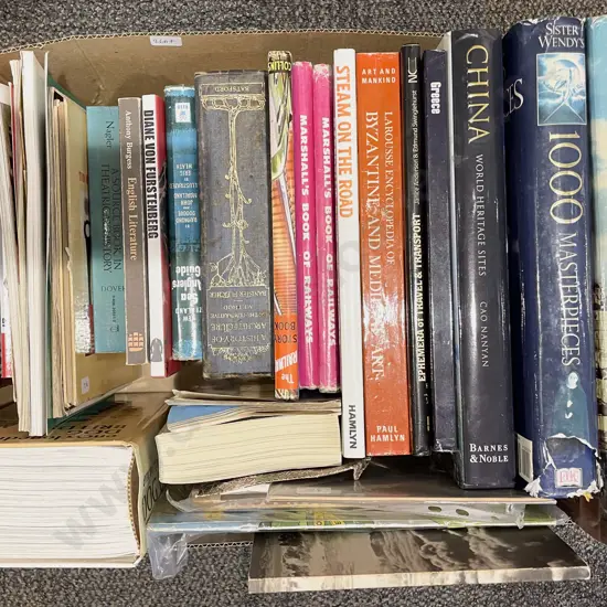 Box of Assorted Books incl World Reference