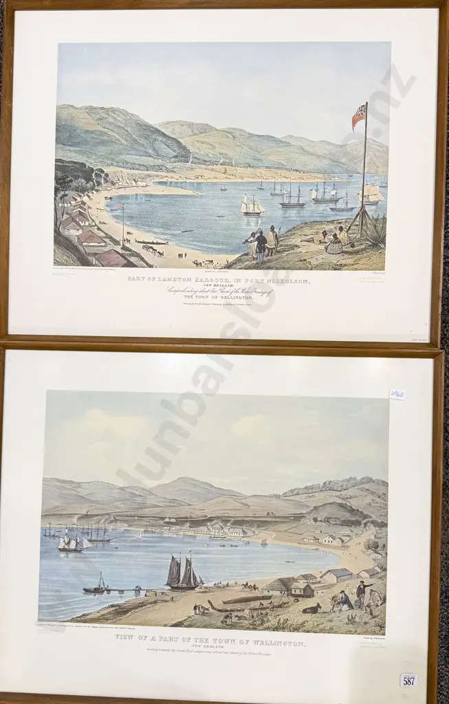 Quantity of Assorted Framed (2) & Loose Historical Prints Image 1++