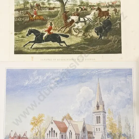 Quantity of Assorted Framed (2) & Loose Historical Prints