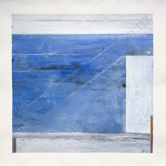 Richard Adams (Ex Nairobi Trio)  - Untitled Abstract Oil on Paper