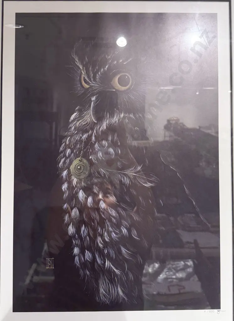 Unknown Artist - Ltd Edition Owl Print Image 1++