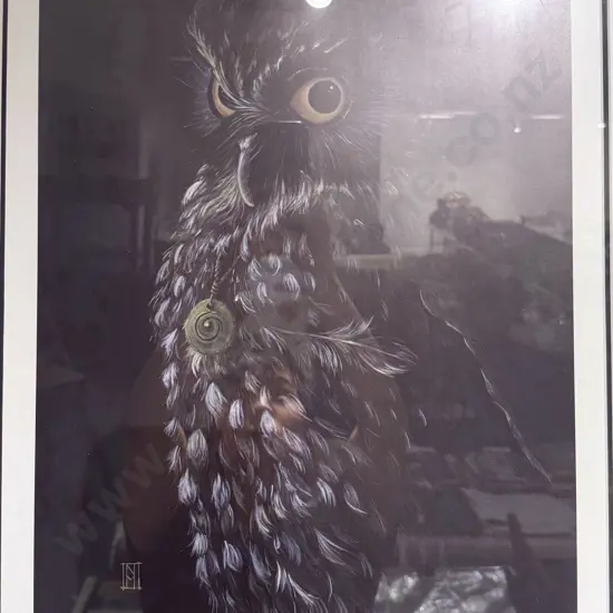 Unknown Artist - Ltd Edition Owl Print