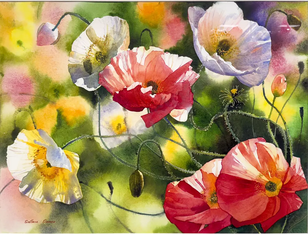Svetlana Orinro - Floral Still Life Watercolour Image 1++