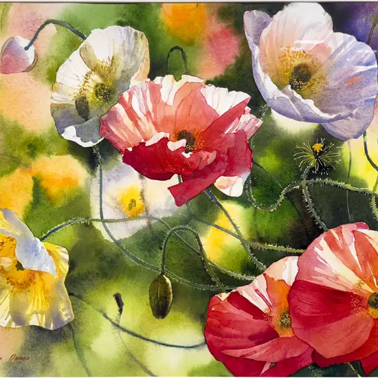 Svetlana Orinro - Floral Still Life Watercolour