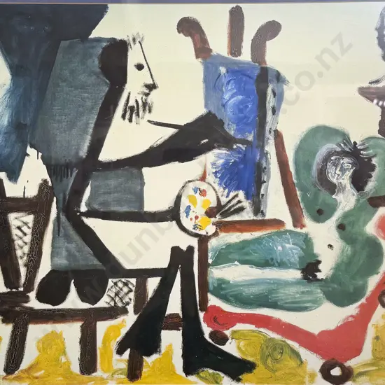 Pablo Picasso - Le Peintre et Son Modele - Digital Print