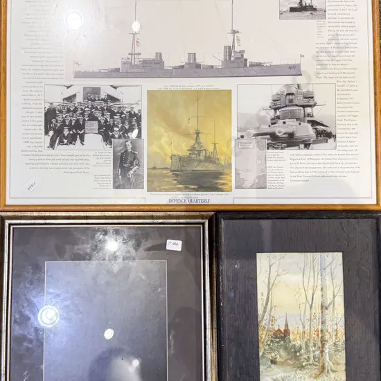 Photographic Work together with Watercolour & Other