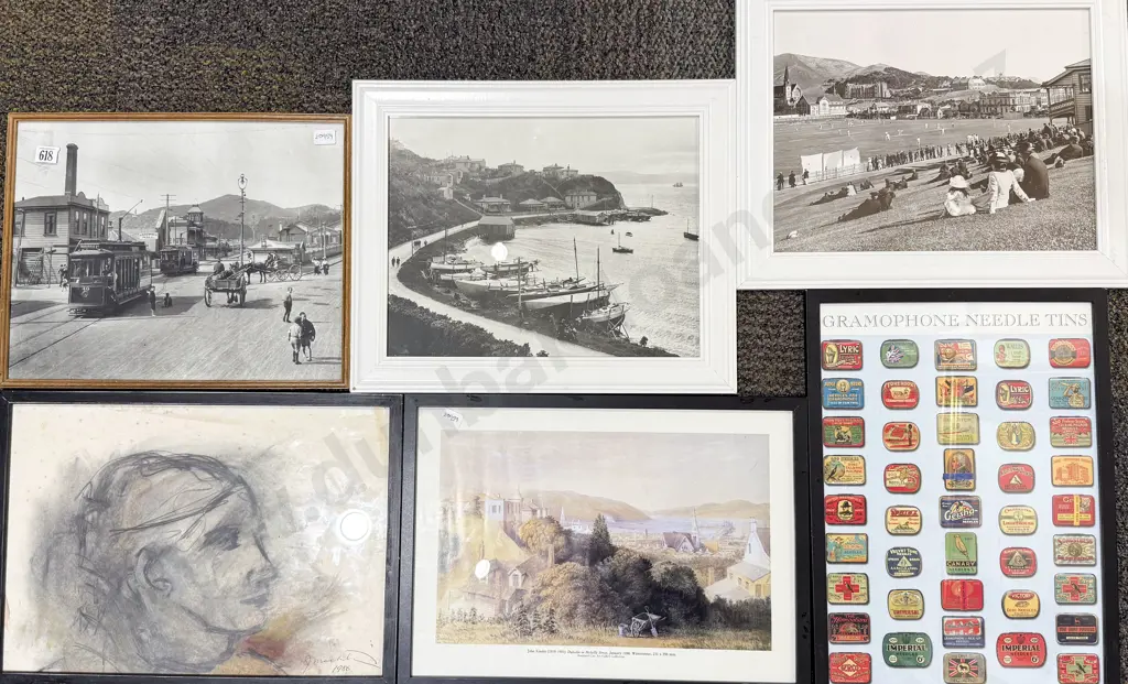 Three Assorted Historical Wellington Photographic Prints & Three Others Image 1++