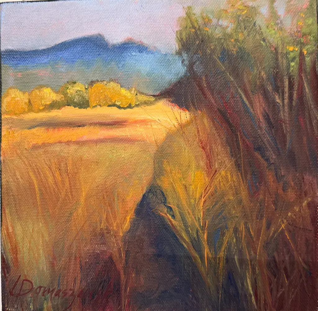 Loretta Domaszewski - "Field Path" - Oil on Canvas Image 1++