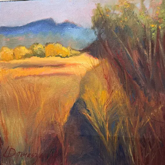 Loretta Domaszewski - "Field Path" - Oil on Canvas