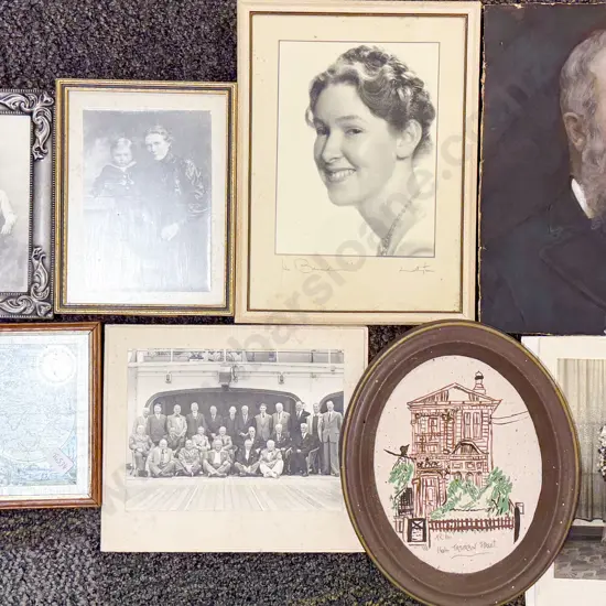 Box Quantity of Assorted Frames Photographs