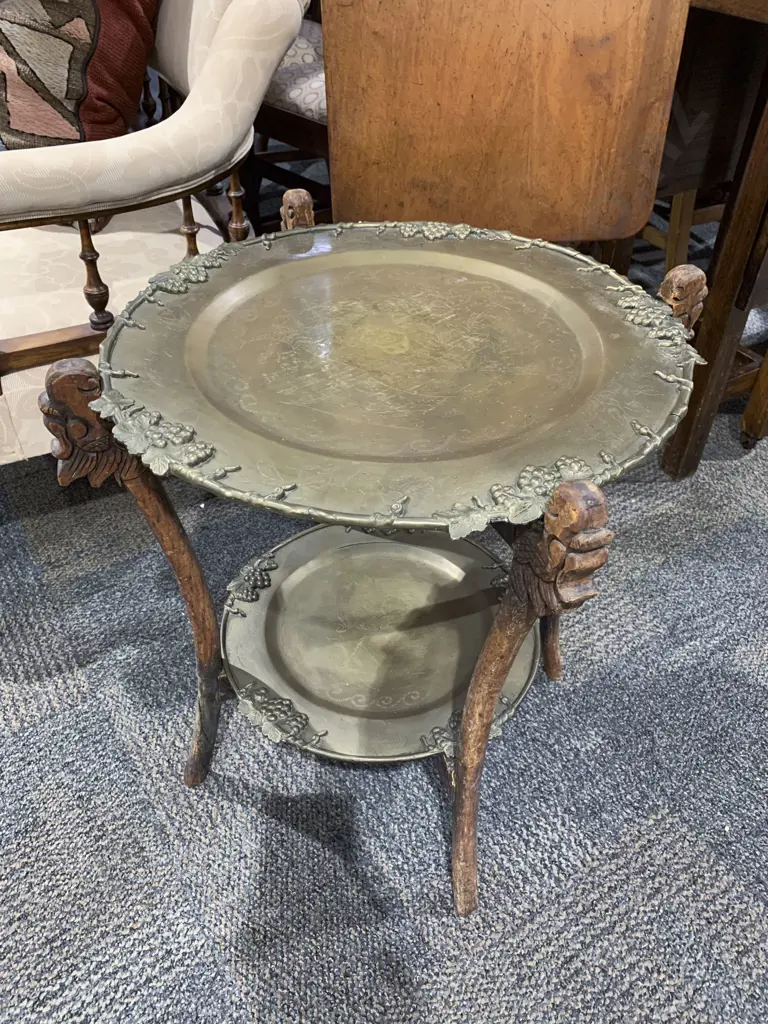 Chinese Two Tier Occasional Table Image 1++