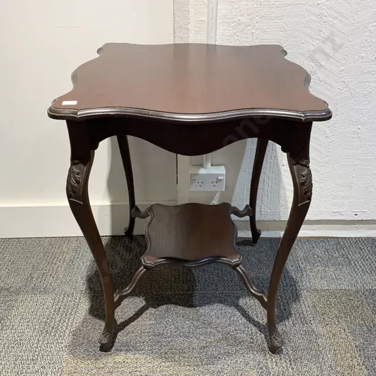 Edwardian Two Tier Mahogany Centre Table