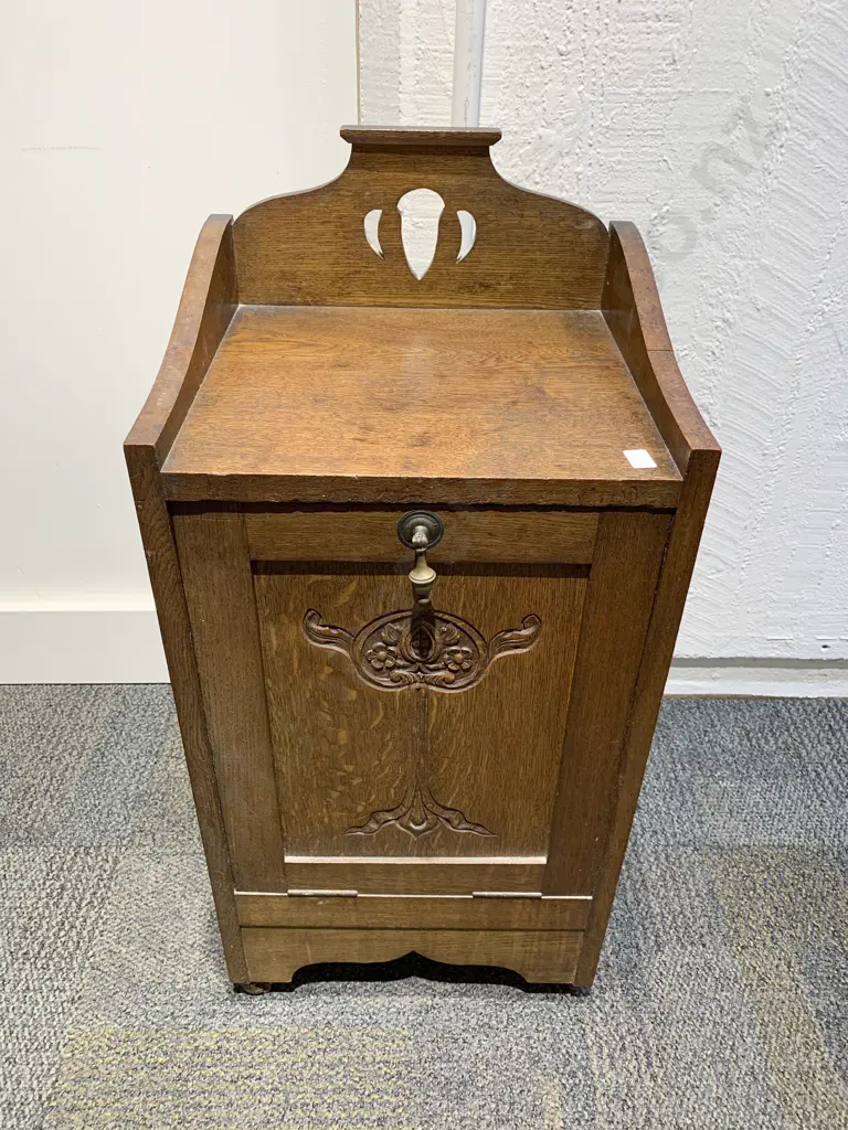 Oak Coal Scuttle Image 1++