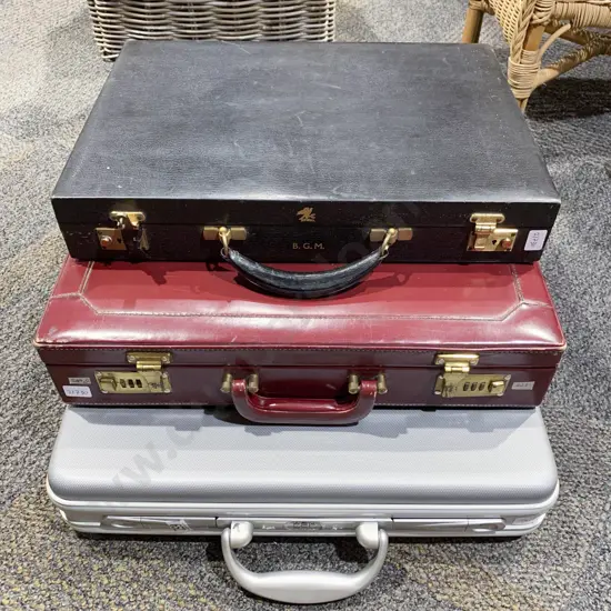 Three Assorted Briefcases