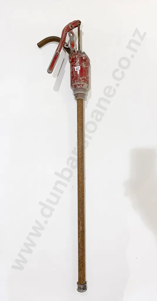 Pallo Eng Wellington New Zealand Vintage Hand Operated Drum Pump Image 1++