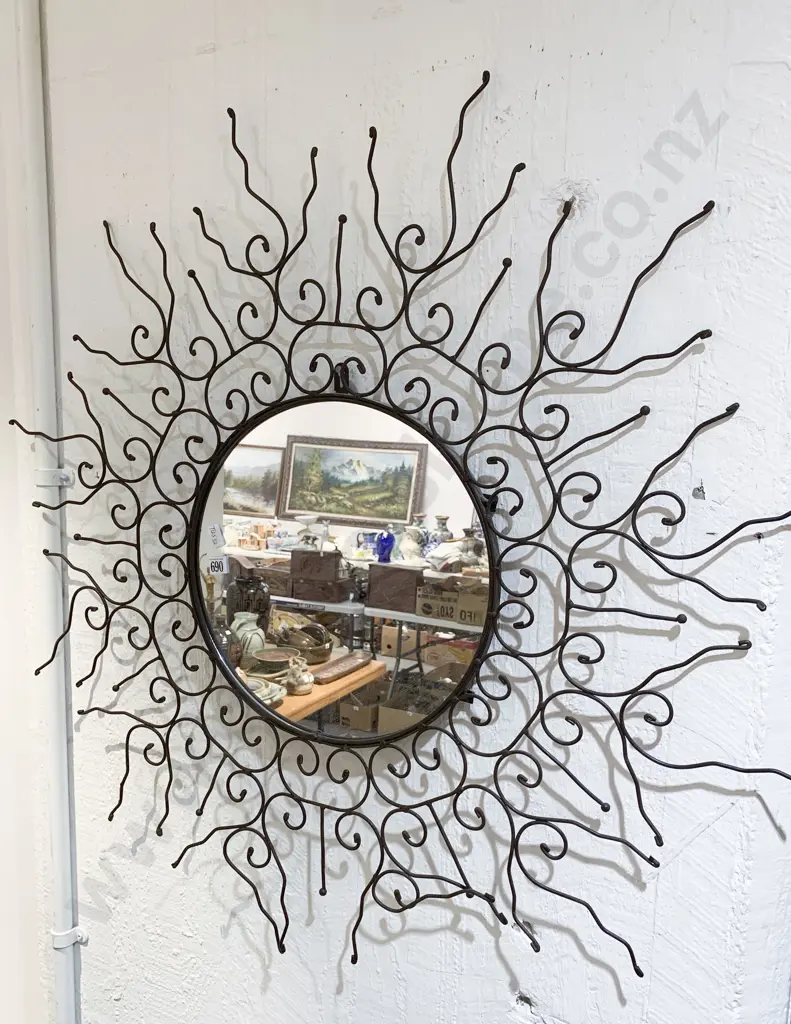 Decorative Circular Wall Mirror Image 1++