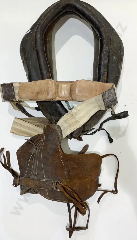 Assorted Vintage Heavy Horse Tack Image 1++