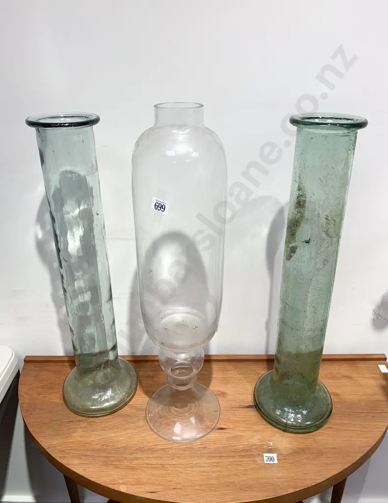Pair of Glass Vases & Other Image 1++