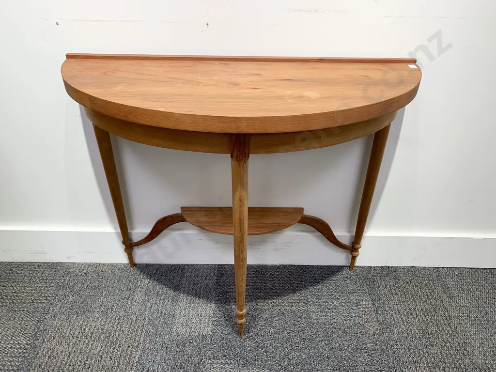 D Shaped Hall Table Image 1++