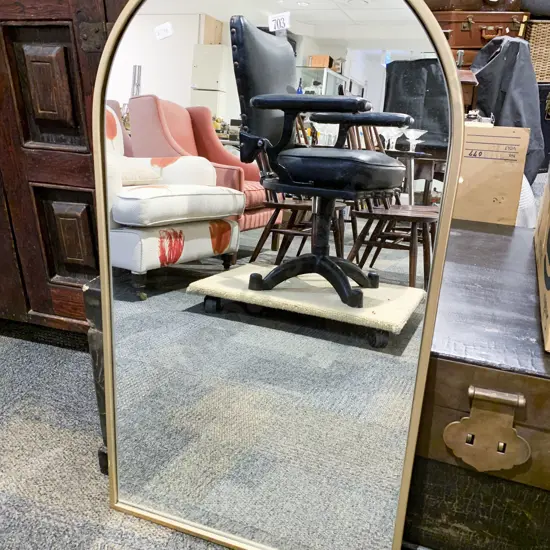 Modern Arch Top Wall Mirror