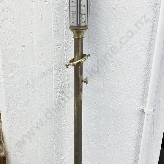 Reproduction Brass Ship's Stick Barometer