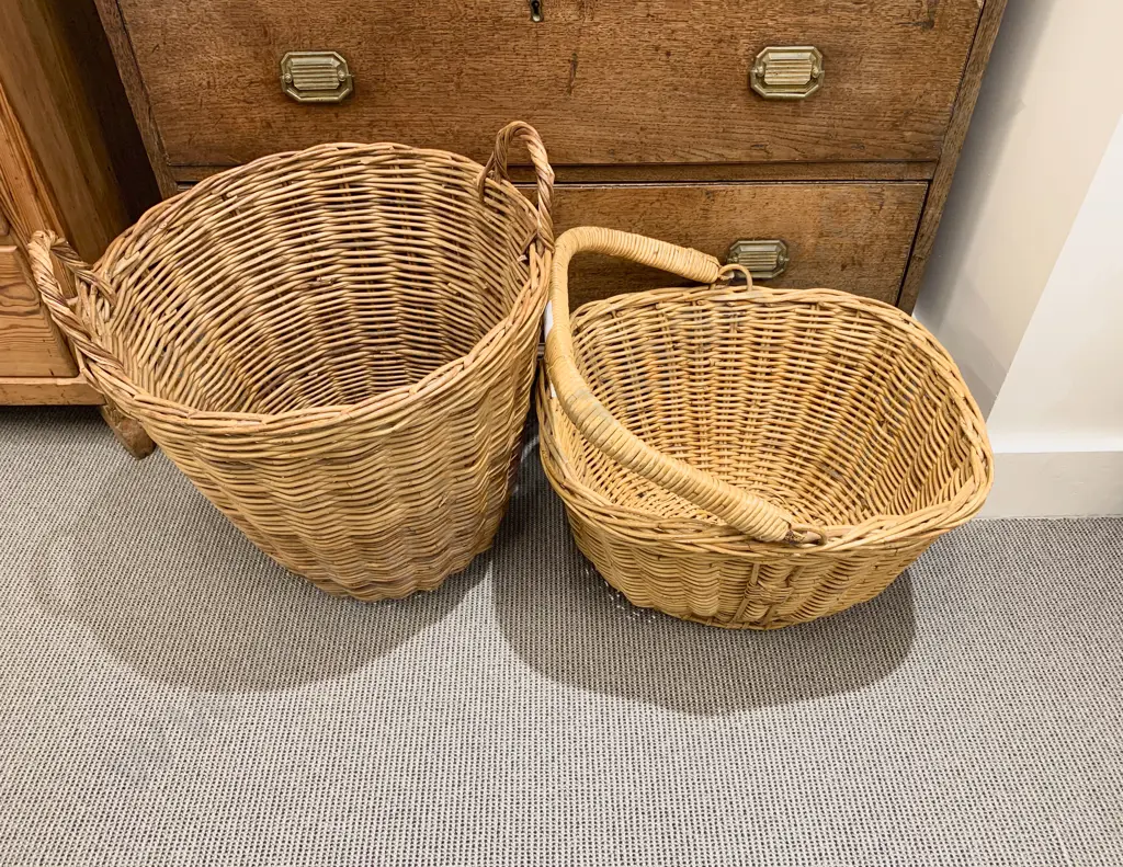 Two Wicker Baskets Image 1++