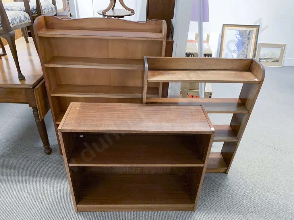 Three Assorted Open Bookcases Image 1++