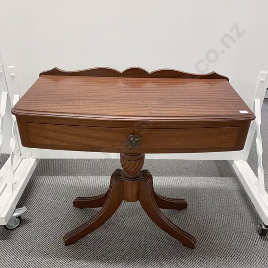 Mahogany Single Drawer Hall Table