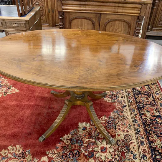 Mahogany Oval Dining Table
