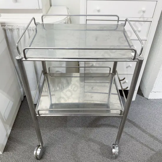 Stainless Steel Two Tier Trolley