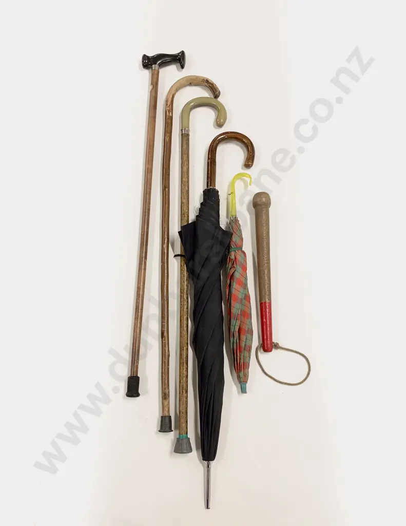 Quantity of Assorted Walking Sticks with Umbrellas etc Image 1++