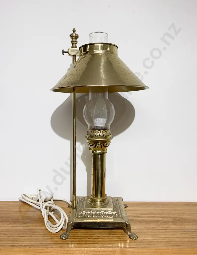 Brass Electrified Kerosene Lamp Image 1++