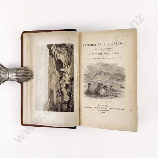 Power W Tyrone - Sketches in New Zealand With Pen And Pencil