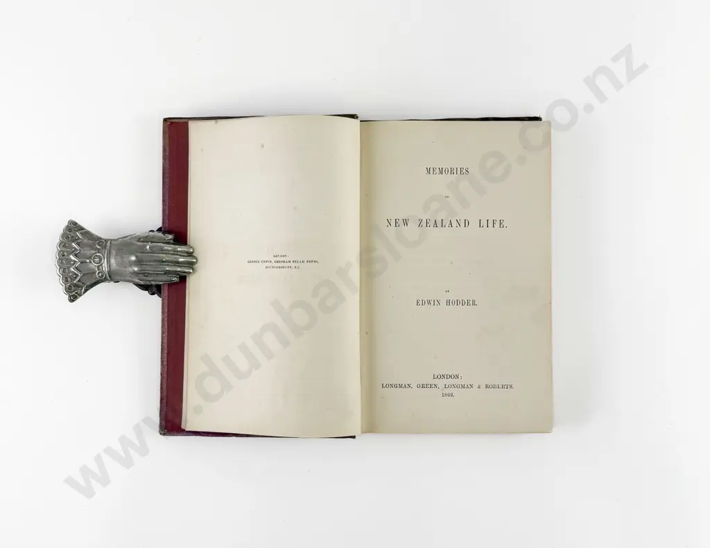 Hodder Edwin - Memories of New Zealand Life Image 1++